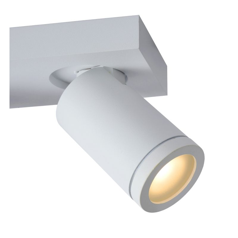 Lucide TAYLOR - Stropné bodové svietidlo Kúpeľňa - LED Dim to warm - GU10 - 3x5W 2200K/3000K - IP44 - White